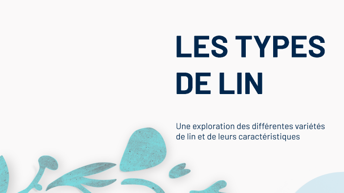 LES TYPES DE LIN by jihad reznas on Prezi