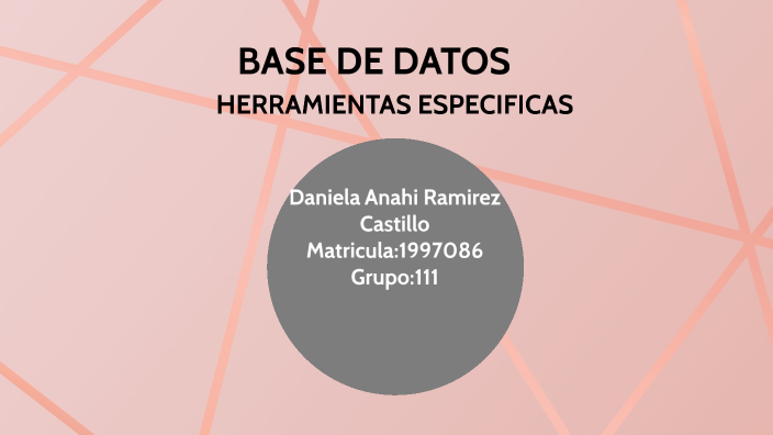 Base de datos by Daniela Ramírez on Prezi