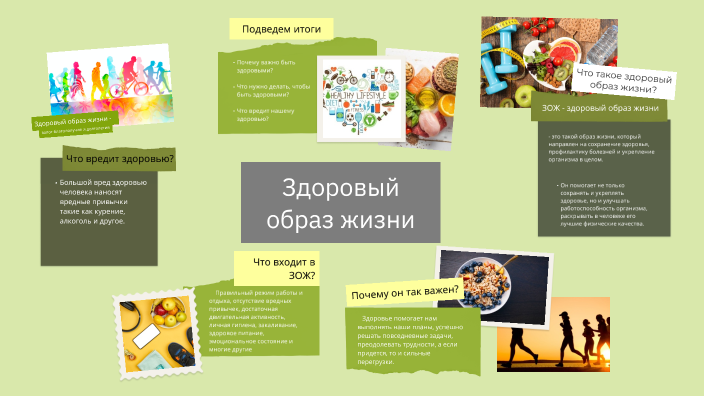 доклад по физре здоровый образ жизни