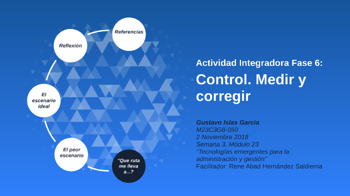 fase 6, Control. Medir y corregir by Gustavo Islas on Prezi