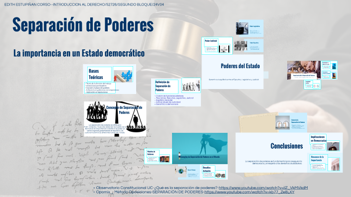 Separación de Poderes by EDITH ESTUPIÑAN CORSO on Prezi