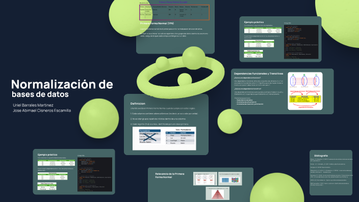 Normalización de bases de datos by Uriel Barrales Martinez on Prezi