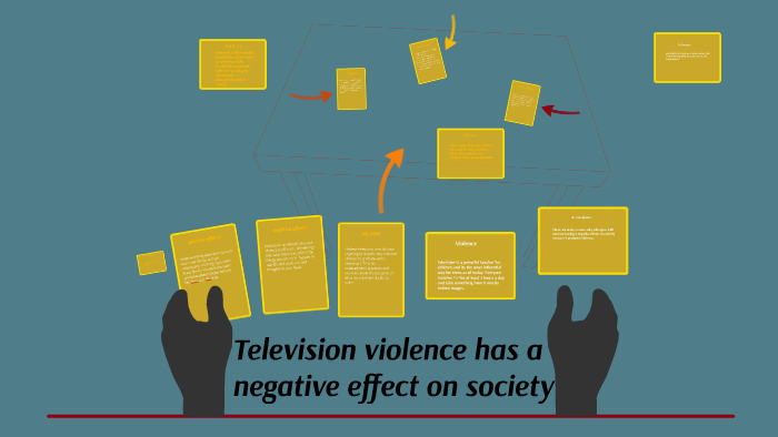 television violence has a negative effect on society essay