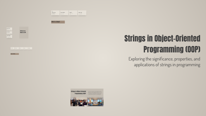 Strings in Object-Oriented Programming (OOP) by Project Kizil Elma on Prezi