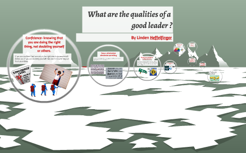 What are the qualities of a good leader by lindzy heffy on Prezi