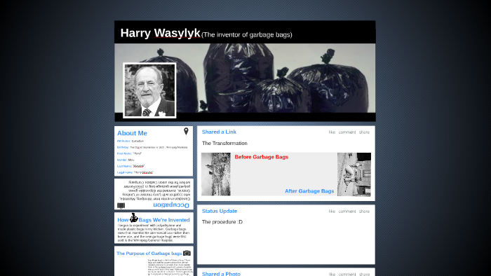 Who Invented the Green Garbage Bag? Harry Wasylyk