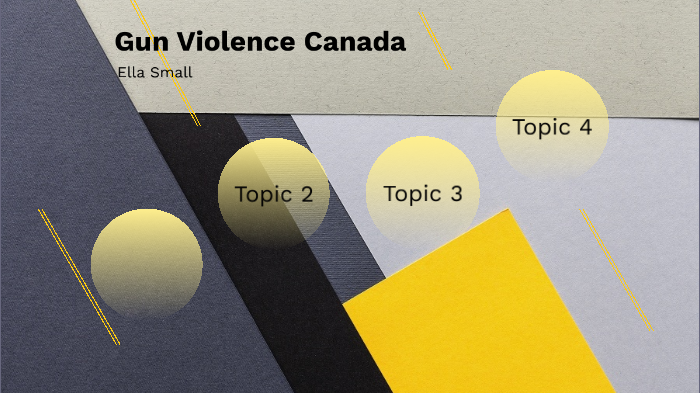 gun violence canada essay