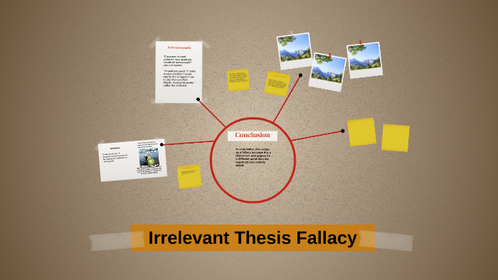 irrelevant thesis examples