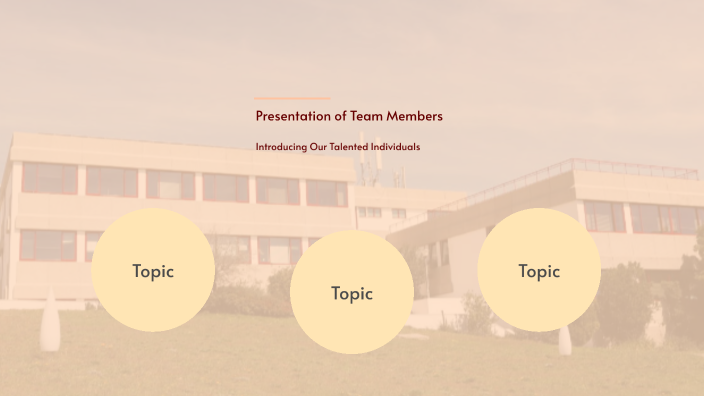 Presentation of Team Members by Camila Oliveira on Prezi