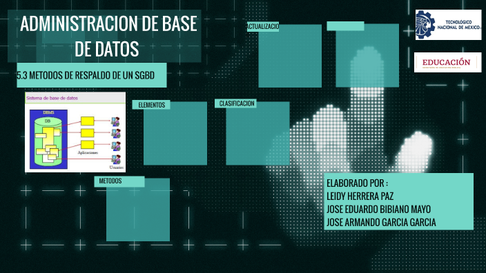 ADMINISTRACION DE BASE DE DATOS by jose armando garcia garcia on Prezi