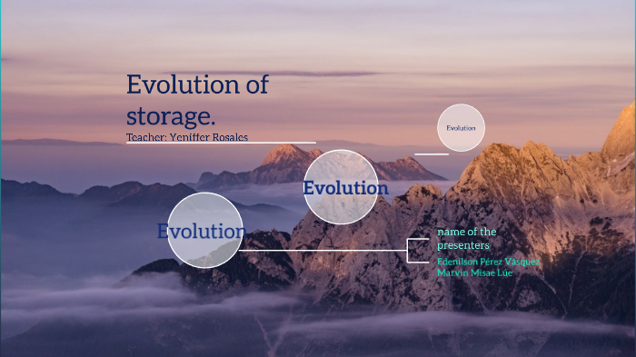Evolution of storage. by marvin misael lue mauricio on Prezi