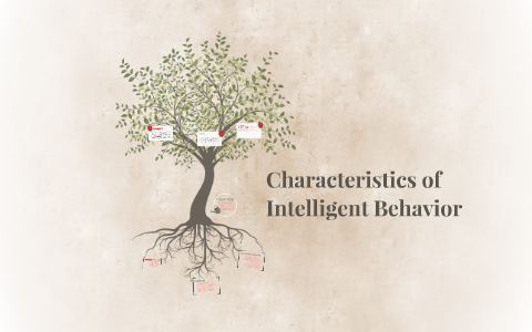 Characteristics Of Intelligent Behavior By Anthony McCampbell