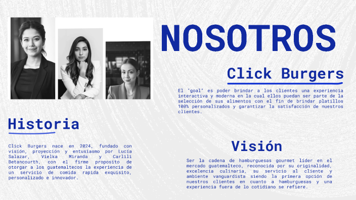 Click Burger Proyecto final - Click Burgers by VIELKA NATALIA MIRANDA ENRIQUEZ on Prezi