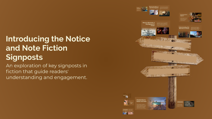 Introducing the Notice and Note Fiction Signposts by Jennifer Mason on ...