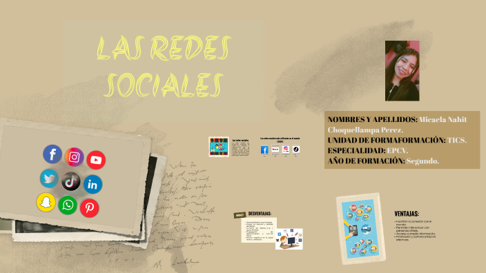LAS REDES SOCIALES by Micaela Choquellampa Perez on Prezi