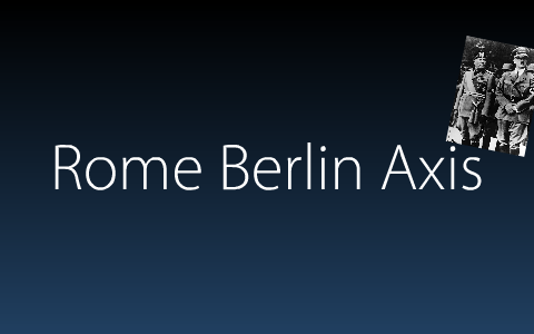 berlin axis rome