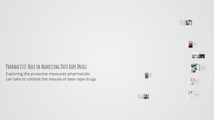 Pharmacists' Role in Addressing Date Rape Drugs by Ritushree Shil on Prezi