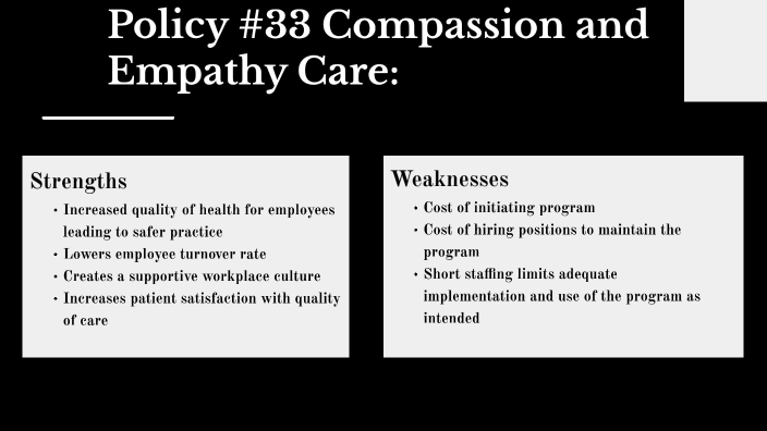 SWOT analysis Compassion Fatigue by Erin Davidson on Prezi