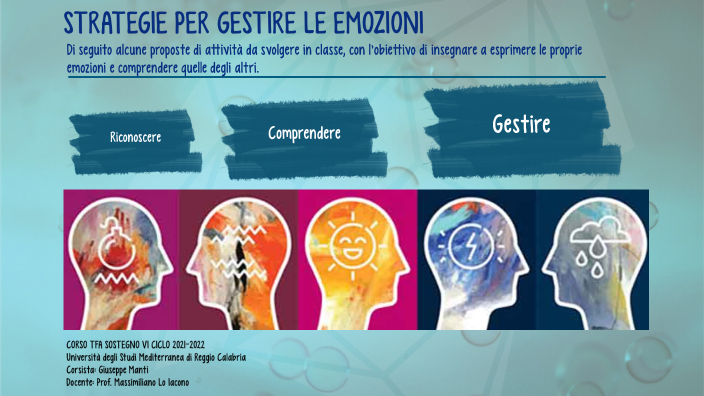 Tra Le Strategie Focalizzate Sulle Emozioni Troviamo STRATEGIE PER GESTIRE LE EMOZIONI by Giuseppe Manti on Prezi