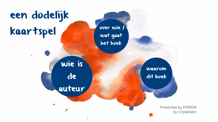 boek presentatie een dodelijk kaartspel by Emma Degroote on Prezi