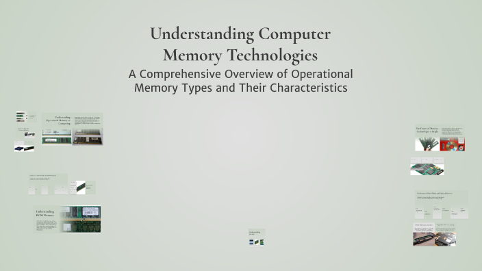 Understanding Computer Memory Technologies by Luka Radulović on Prezi