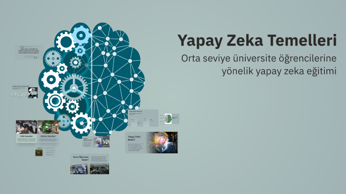 Yapay Zeka Temelleri by Hakan Volkan on Prezi