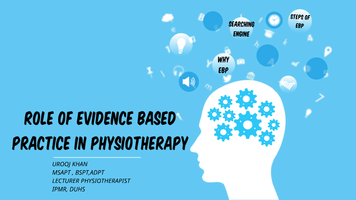 Role Of EVIDENCE BASED PRACTICE In PHYSIOTHERAPY By Urooj Khan On Prezi