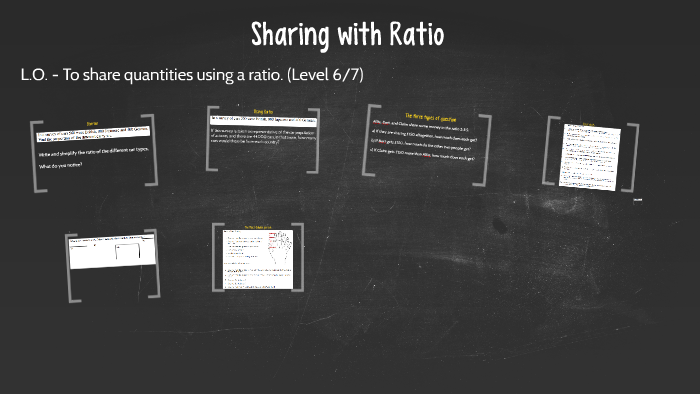 Sharing with Ratio by Mr Mattock on Prezi