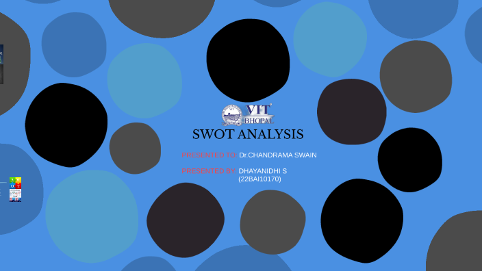 SWOT Analysis by DHAYANIDHI.S 22BAI10170 on Prezi