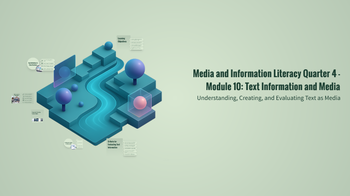 Media and Information Literacy Quarter 4 - Module 10: Text Information ...