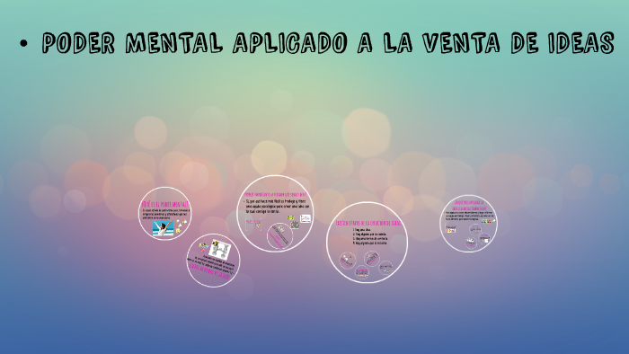 EL PODER MENTAL APLICADO A LA VENTA DE IDEAS by Karimee Cabreera on Prezi