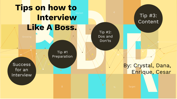 Tips on Interviews by Enrique Gonzalez on Prezi