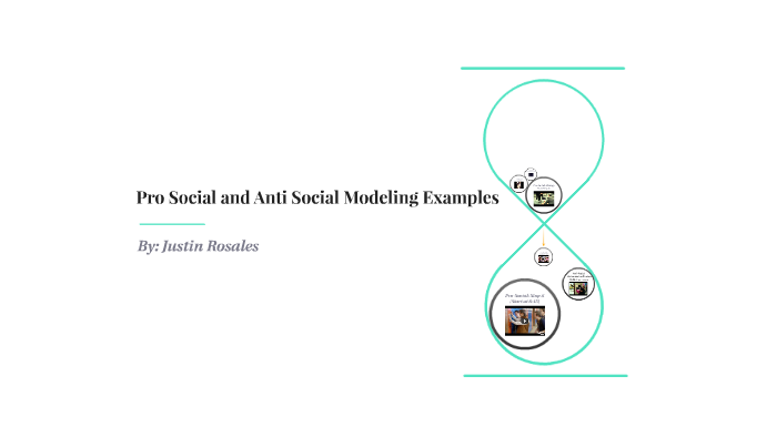 Pro Social and Anti Social Modeling Examples by on Prezi