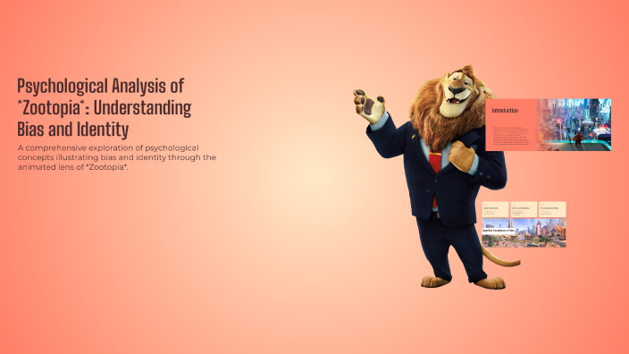 Psychological Analysis of *Zootopia*: Understanding Bias and Identity ...