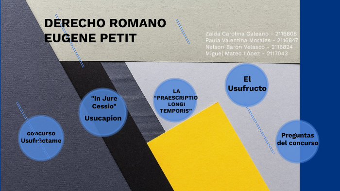 Libro De Derecho Romano Eugene Petit prezi.com