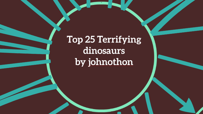 top 25 dinosaurs