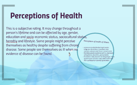 perception of health essay