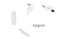 Epigram By Justin Ousley