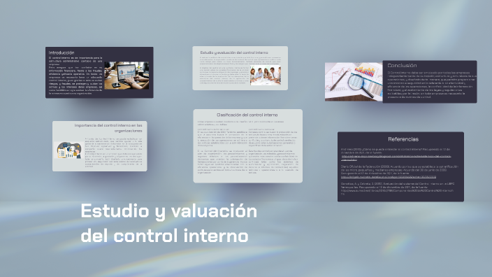 Estudio y evaluación del control interno by LUIS FERNANDO GARCIA NUÑEZ ...