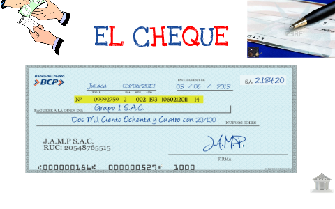 El Cheque by Jhosep Anthony Mamani Puma on Prezi