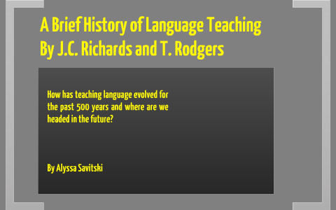 A Brief History of Language by Alyssa Savitski on Prezi