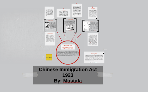 chinese immigration act 1885 and 1923