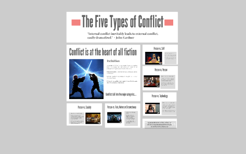 The Five Types of Conflict by Chris Vanjonack