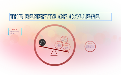 THE BENEFITS OF COLLEGE by Victoria Brieske on Prezi