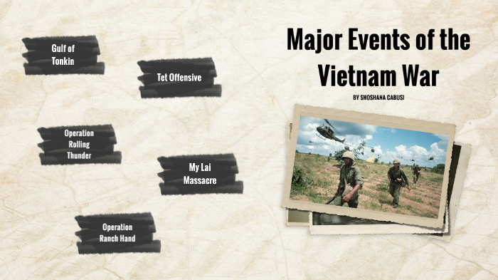 MAJOR EVENTS OF THE VIETNAM WAR by Shoshana on Prezi