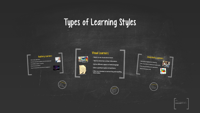 Types of Learning Styles by Caleb Richardson on Prezi