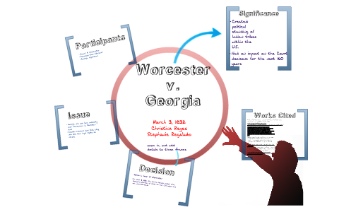 1832- Worcester v. Georgia by Christina Reyes on Prezi