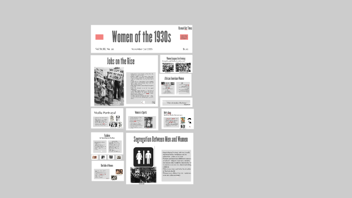 Women of the 1930s by Hannah on Prezi
