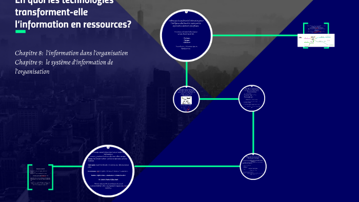 En quoi les technologies transforment-elle l‘information en by Fanny