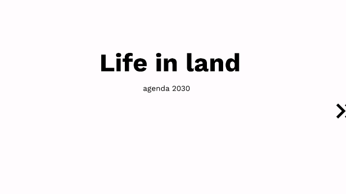 Life in land-agenda 2030 by